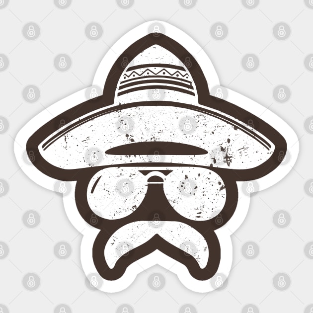 Cinco de Mayo Mexican Shirt - Sombrero - Drinko Single de Mayo T-Shirts and Gifts Sticker by Shirtbubble